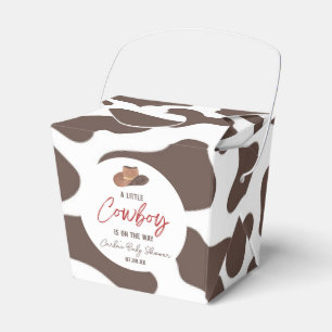 Ein kleiner Cowboy Cowboy Rodeo Western Baby Showe Geschenkschachtel