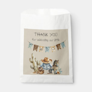 Ein kleiner Cowboy ist auf dem Weg Baby Duwer Gefa Geschenktütchen