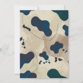 Ein kleiner Cowboy ist auf der Way Baby Dusche Einladung (Rückseite)