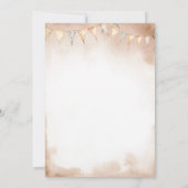 Ein kleiner Cowboy ist auf der Way Baby Dusche Einladung (Rückseite)