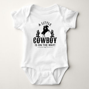Ein kleiner Cowboy ist unterwegs Baby Strampler