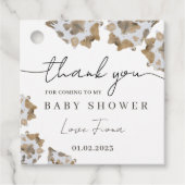 Ein kleiner Cowboy ist unterwegs Geschenkanhänger (Vorderseite)