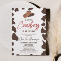 Ein kleiner Cowboy ist unterwegs! Rodeo Baby Showe