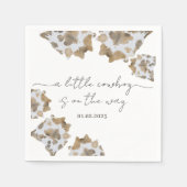 Ein kleiner Cowboy ist unterwegs Serviette (Vorderseite)