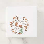 Ein kleiner Cowboy-POP! Babyparty Geschenkanhänger (Beispiel)