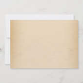 Ein kleiner Cowboy Western Rodeo Baby Dusche Foto Einladung (Rückseite)