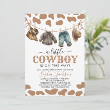Ein kleiner Cowboy Wild West Brown Cowboy Baby Sho