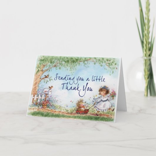 Ein kleiner Dank Dankeskarte (Vorderseite)