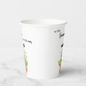 Ein kleiner Dinosaurier ist auf dem Weg zur Babydu Pappbecher (Rechts)