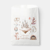 Ein kleiner Drache ist auf dem Weg Babydusche Geschenktütchen (Vorderseite)