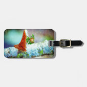 Ein kleiner Drache schläft Gepäckanhänger (Vorderseite horizontal)