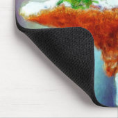 Ein kleiner Drache schläft Mousepad (Ecke)