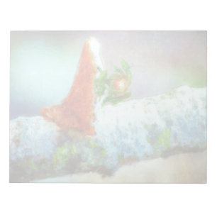 Ein kleiner Drache schläft Notizblock