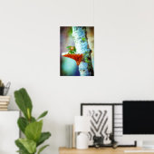 Ein kleiner Drache schläft Poster (Heimbüro)