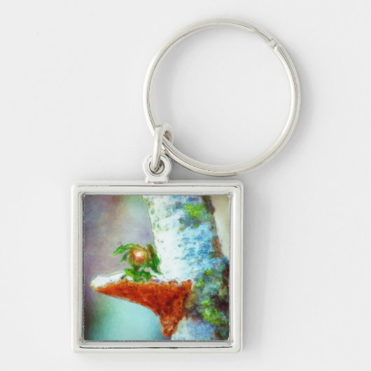 Ein kleiner Drache schläft Schlüsselanhänger (Vorne)