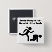 Ein kleiner Druckknopf Button (Vorne & Hinten)