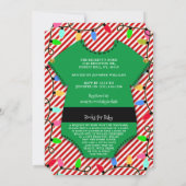 Ein kleiner Elf ist unterwegs! Weihnachtsdusche Einladung (Rückseite)