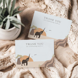 Ein kleiner Erdnuss | Boho Jungle Safari Dankeskarte