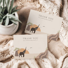 Ein kleiner Erdnuss | Boho Jungle Safari Dankeskarte