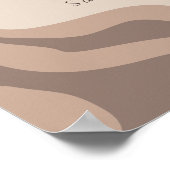 Ein kleiner Erdnuss | Boho Safari Desert Baby Dusc Poster (Ecke)