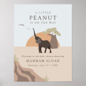 Ein kleiner Erdnuss | Boho Safari Desert Baby Dusc Poster (Vorne)