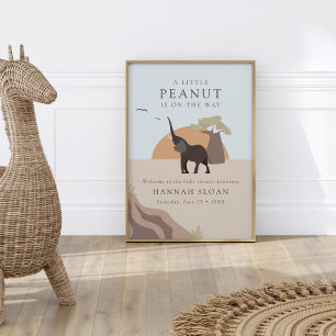 Ein kleiner Erdnuss Boho Safari Desert Baby Dusc Poster