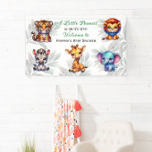 Ein kleiner Erdnuss ist auf dem Weg | Babydusche Banner (Insitu)