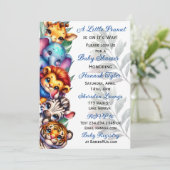 Ein kleiner Erdnuss ist auf dem Weg | Babydusche Einladung (Stehend Vorderseite)