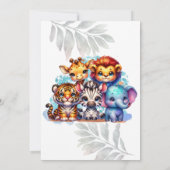 Ein kleiner Erdnuss ist auf dem Weg | Babydusche Einladung (Rückseite)