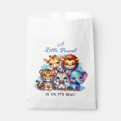 Ein kleiner Erdnuss ist auf dem Weg | Babydusche Geschenktütchen (Vorderseite)