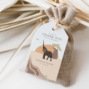 Ein kleiner Erdnuss Safari Desert Baby Dusche Ge Geschenkanhänger