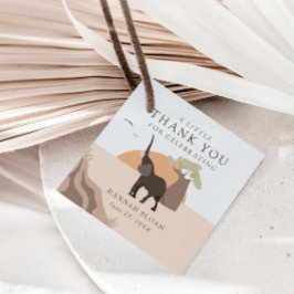 Ein kleiner Erdnuss | Safari Desert Baby Shower Bo Geschenkanhänger