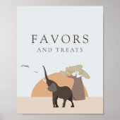 Ein kleiner Erdnuss | Safari Wüstenfavoriten & Lec Poster (Vorne)