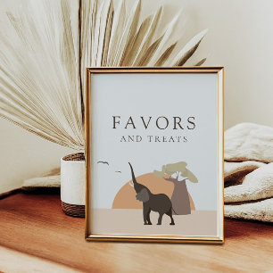 Ein kleiner Erdnuss Safari Wüstenfavoriten & Lec Poster