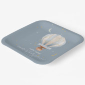 Ein kleiner Explorer Heißluftballon Custom Pappteller (Gewinkelt)