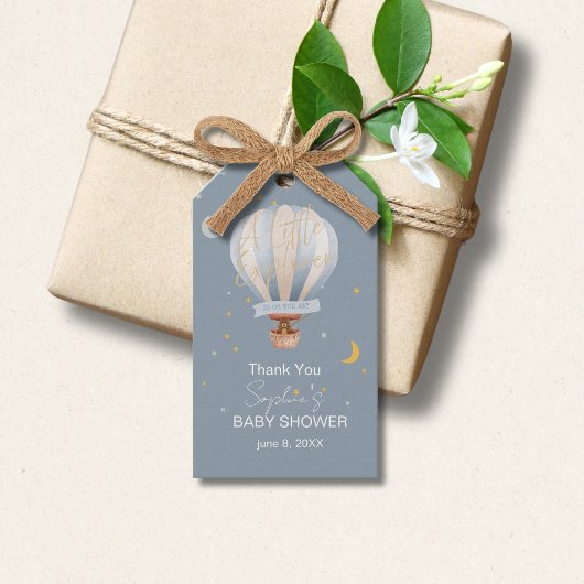 Ein kleiner Explorer-Hot-Air-Ballon Geschenkanhänger