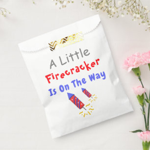 Ein kleiner Firecracker ist unterwegs Geschenktütchen