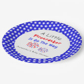 Ein kleiner Firecracker ist unterwegs Pappteller (Schrägansicht)