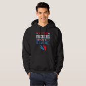 Ein kleiner Firecracker wird am 4. Juli Pregna bel Hoodie (Vorne ganz)