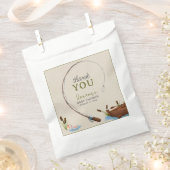 Ein kleiner Fisherman dankt dir Script Baby Shower Geschenktütchen (Ausgeschnitten)