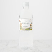 Ein kleiner Fisherman taucht in der Joy Baby Dusch Wasserflaschenetikett (Vorderseite)