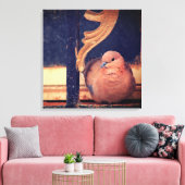 Ein kleiner Fluff Leinwanddruck (Insitu (Wohnzimmer))