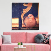 Ein kleiner Fluff Leinwanddruck (Insitu (Wohnzimmer))