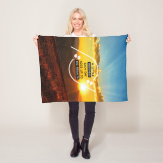 Ein kleiner Fortschritt jeden Tag summiert sich zu Fleecedecke