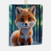 Ein kleiner Foxy Keramikornament (Rechts)