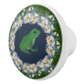 Ein kleiner Frogie im Gartenteich Keramikknauf (Rechts)