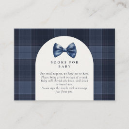 Ein kleiner Gentleman ist auf dem Weg Begleitkarte