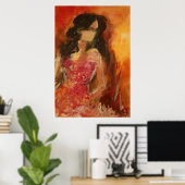 Ein kleiner Glamour drucken Poster (Heimbüro)