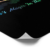 Ein kleiner Glaube zeigen Es ist Magie in der Nach Poster (Ecke)