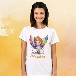 Ein kleiner glücklicher Junge, kleiner Engel, Ingw T-Shirt